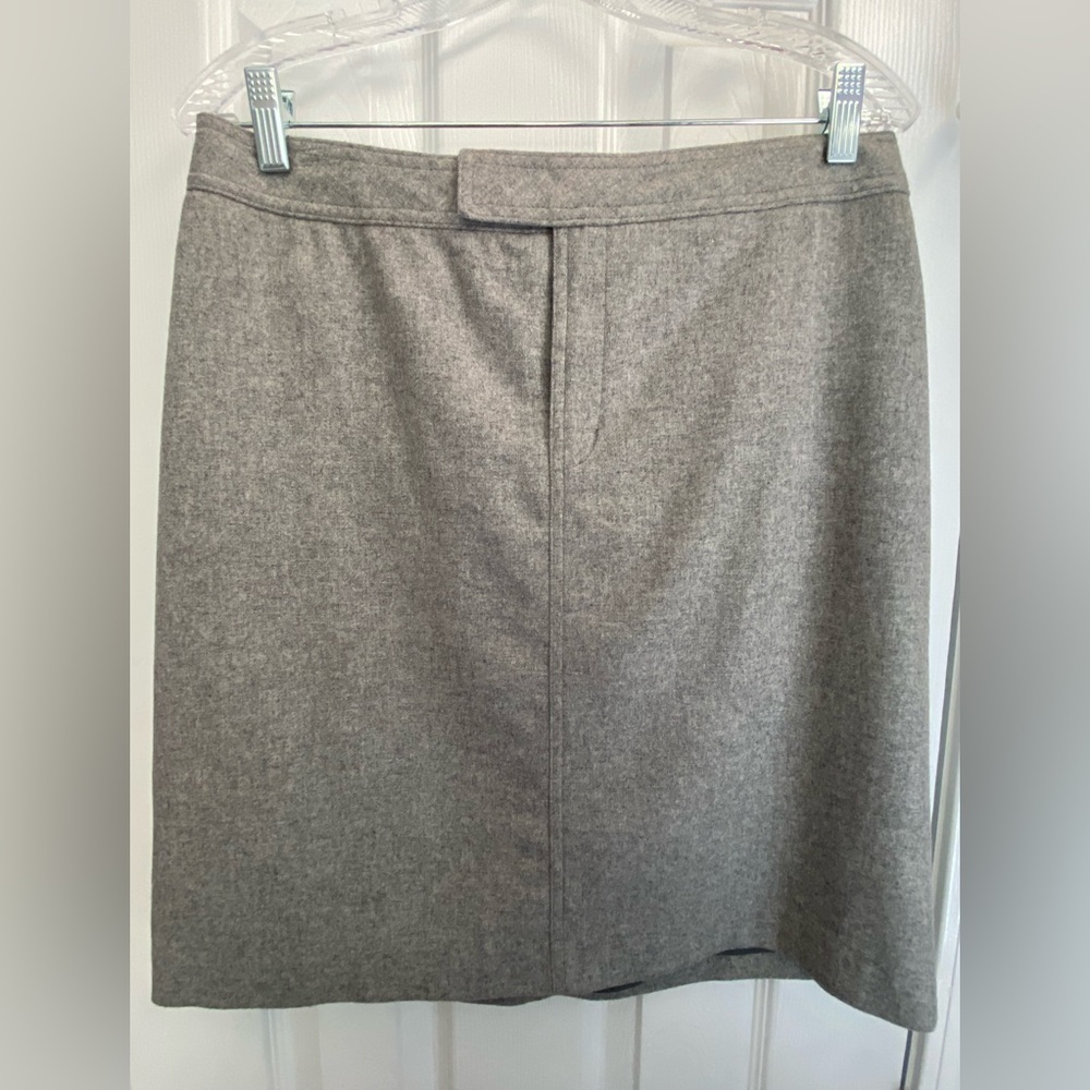 J. Crew Size 10 Gray pencil skirt. New, no tags. Never worn